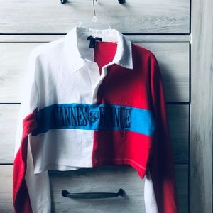 Long sleeve crop top